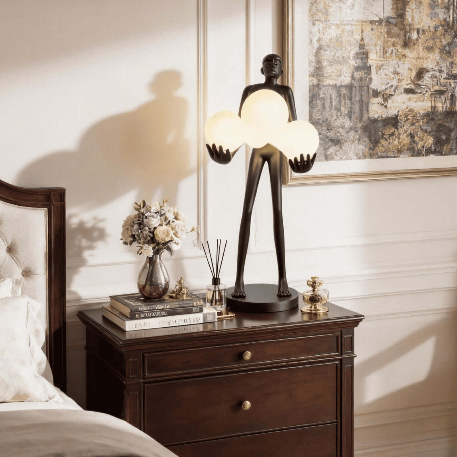 Druvalo Sculpture Table Lamp