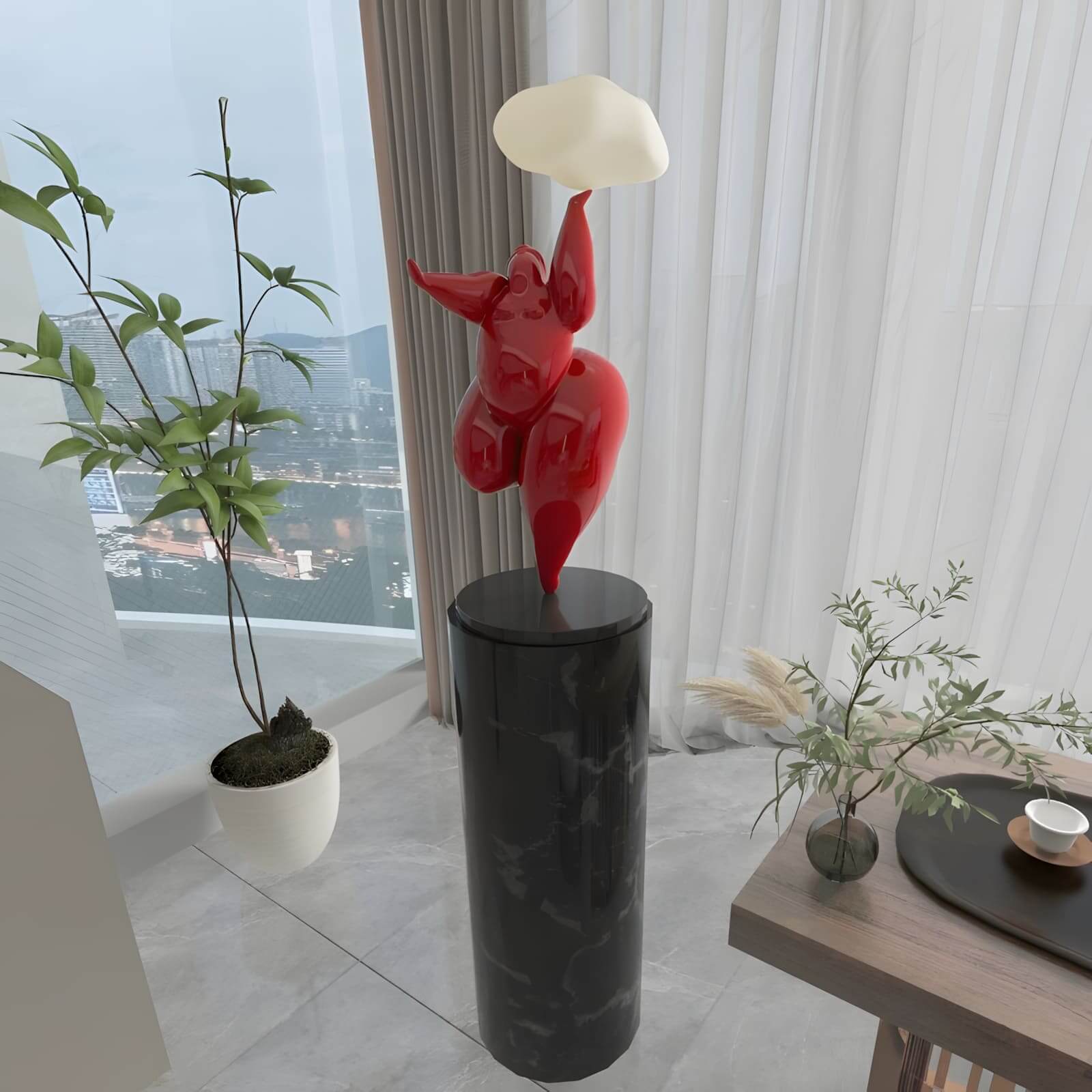 Duvani Sculpture Floor Lamp