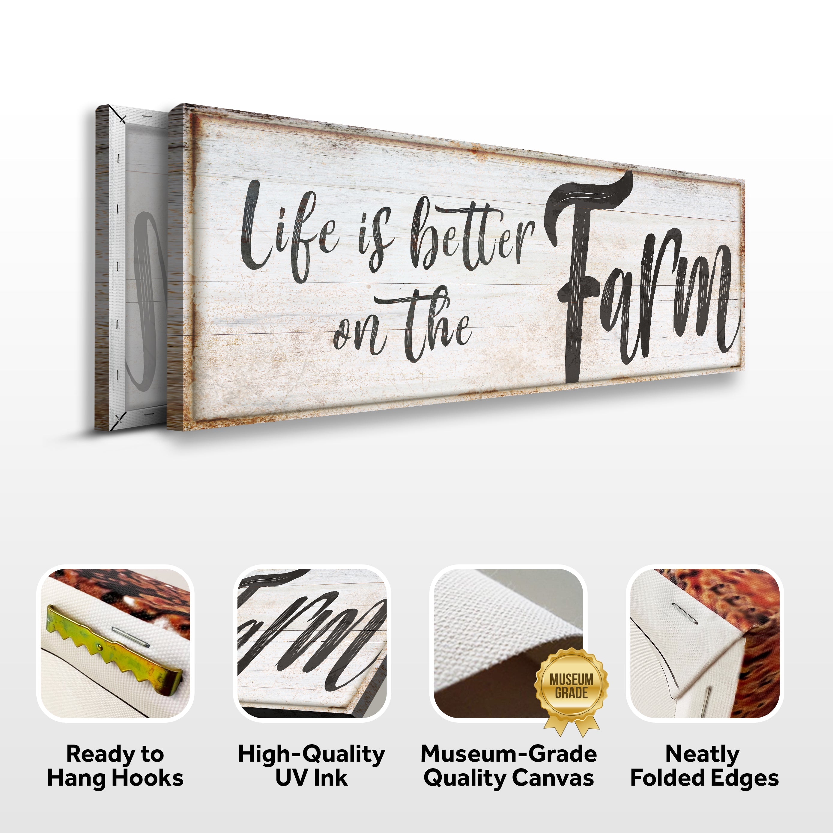 Life Is Better On The Farm Sign VIII