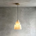 Flo  S  Alabaster Pendant Light