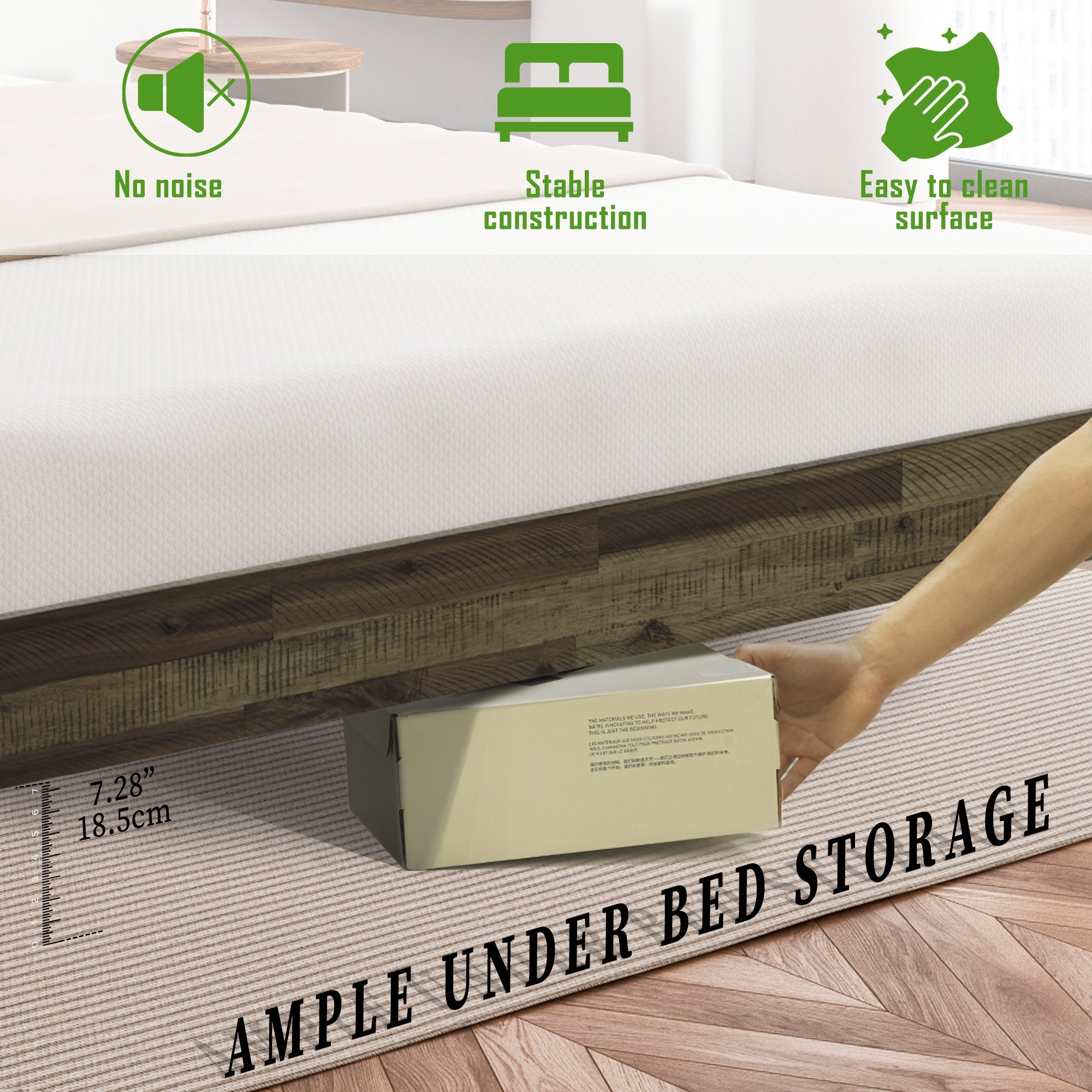 Sierra Solid Wood Bed Frame