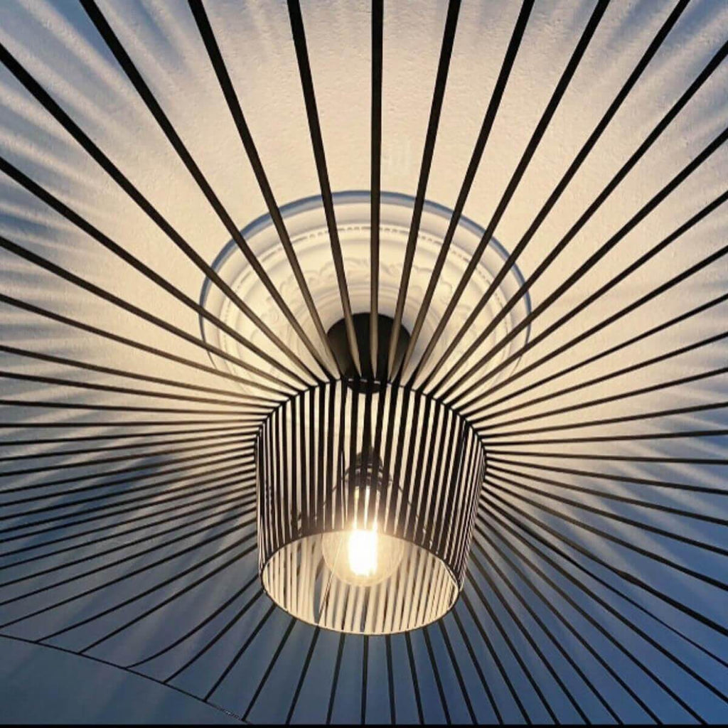 French Vertigo Fiberglass Chandelier 54.7"