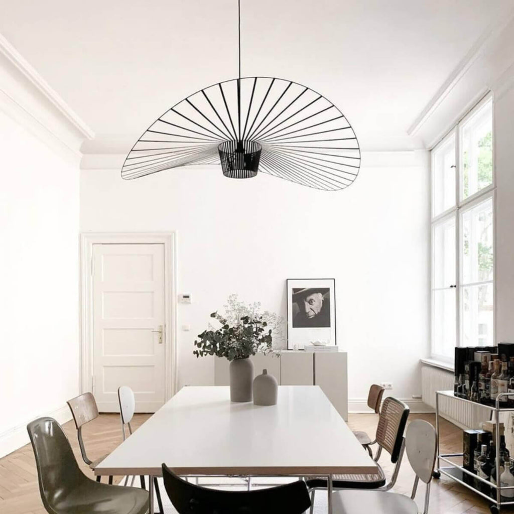 French Vertigo Fiberglass Chandelier 39.4"
