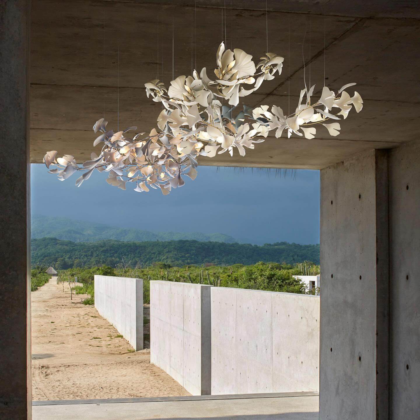 Gingko Chandelier Style B