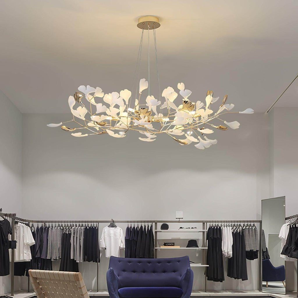 Gingko Chandelier Style F