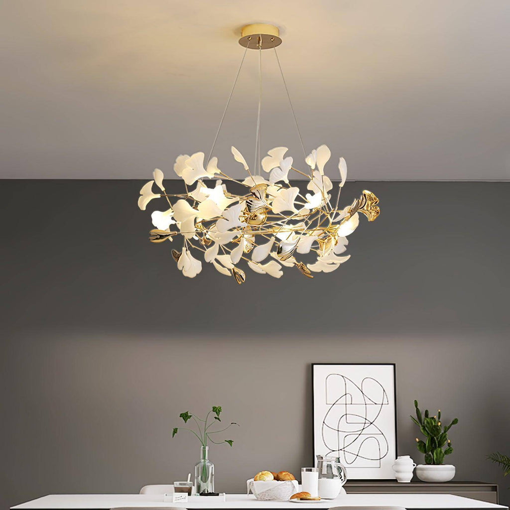 Gingko Chandelier Style F
