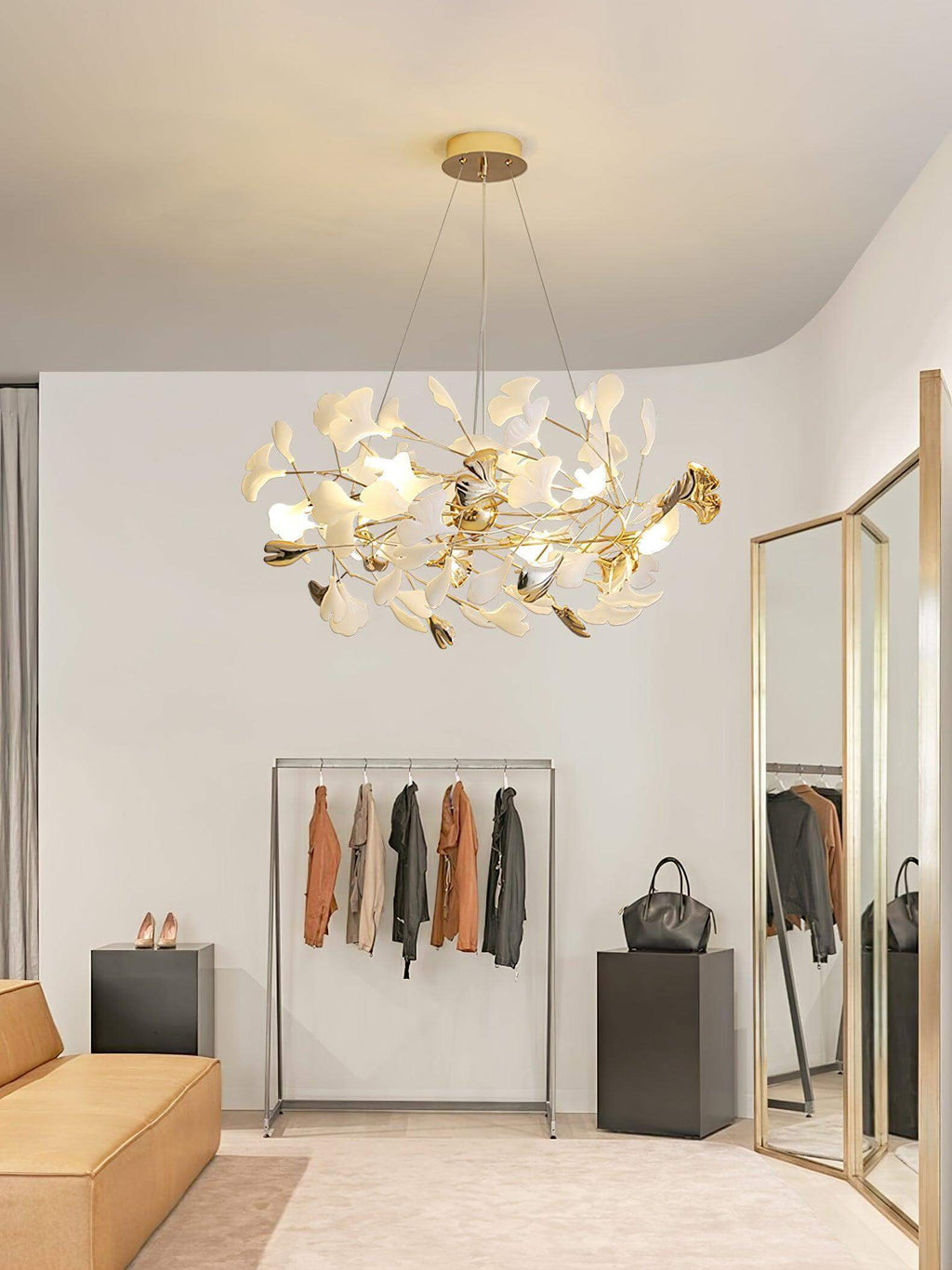 Gingko Chandelier Style F