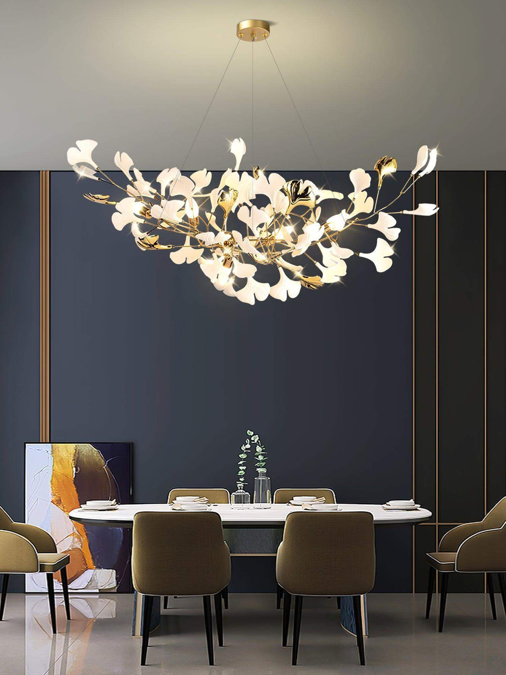Gingko Chandelier Style F