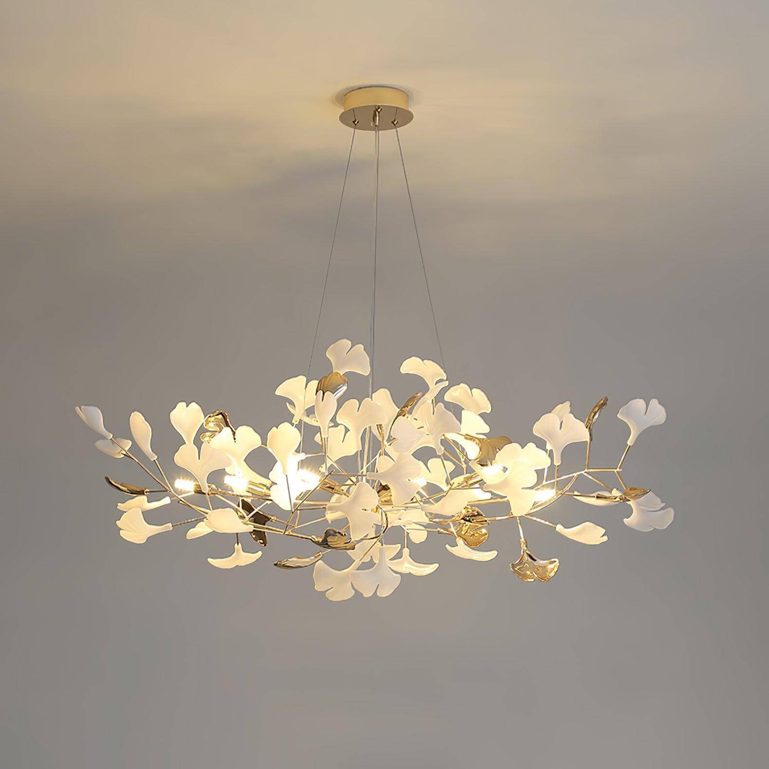 Gingko Chandelier Style F
