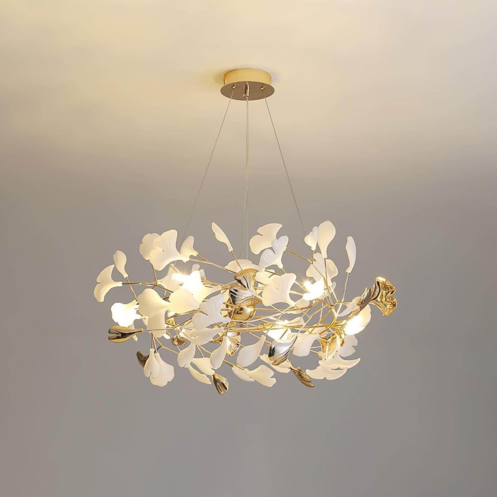 Gingko Chandelier Style F