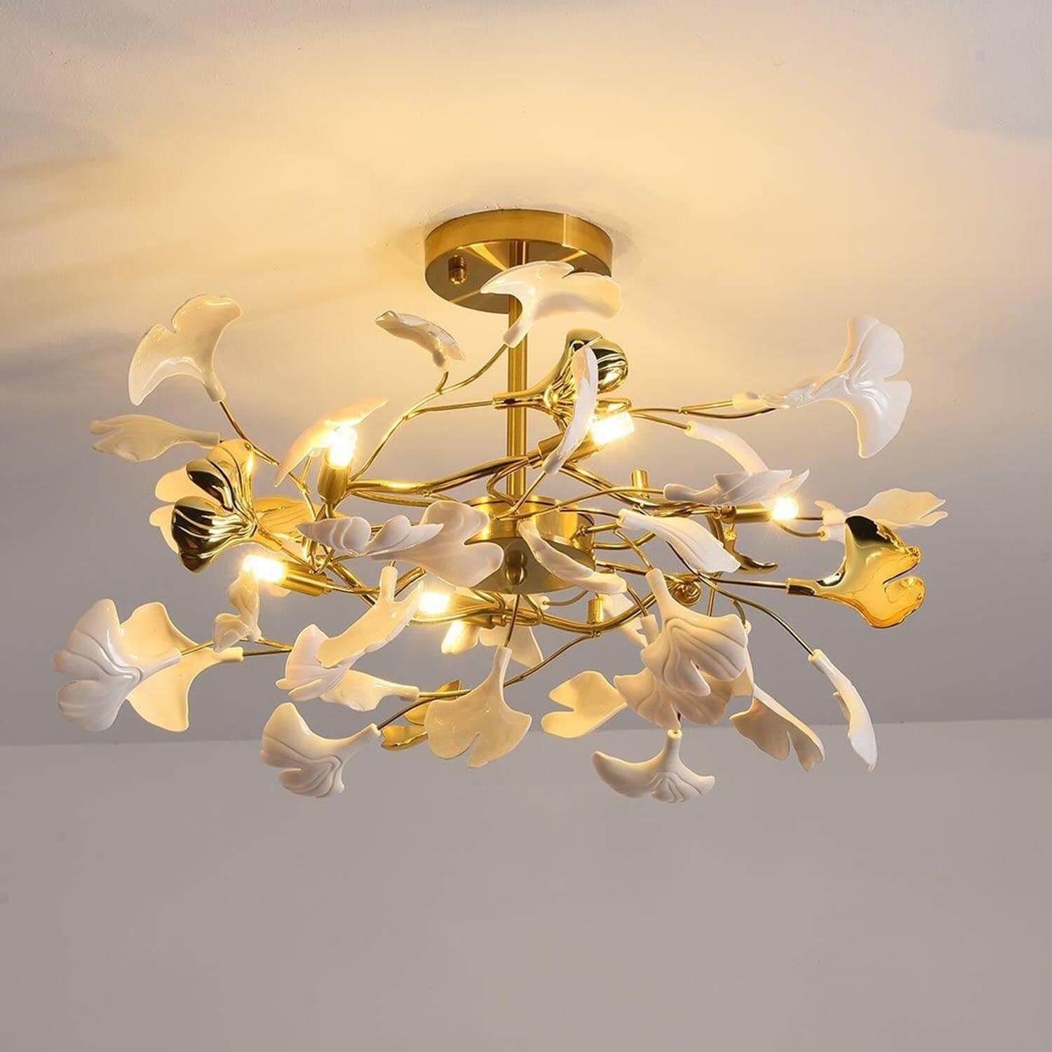 Gingko Chandelier Style G