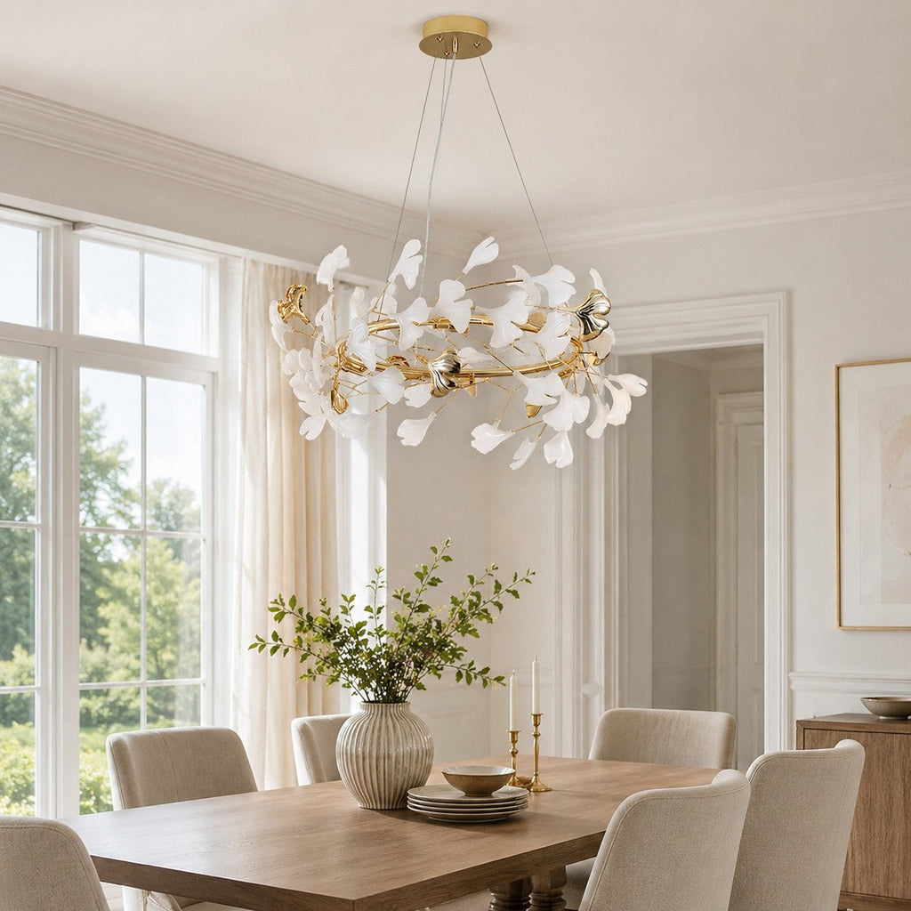Gingko Chandelier Style E
