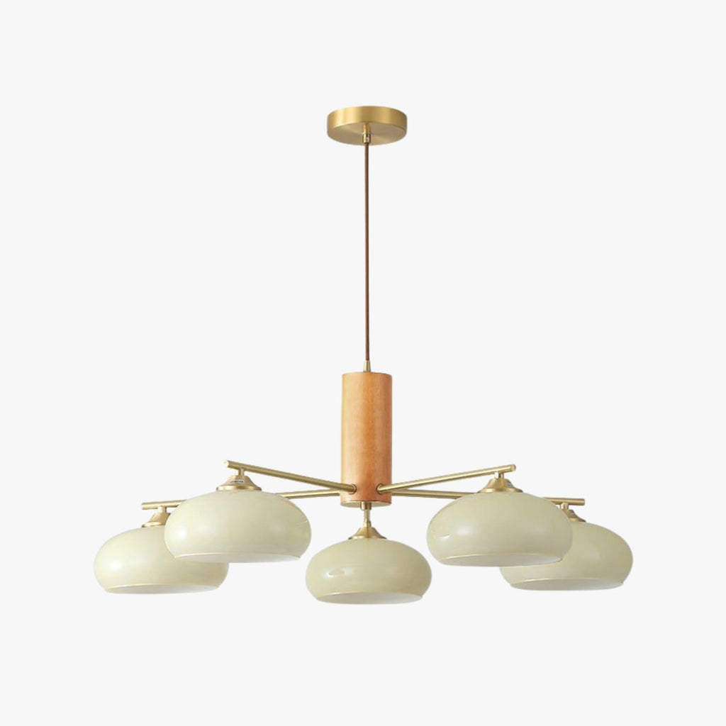 Glass Persimmon Chandelier
