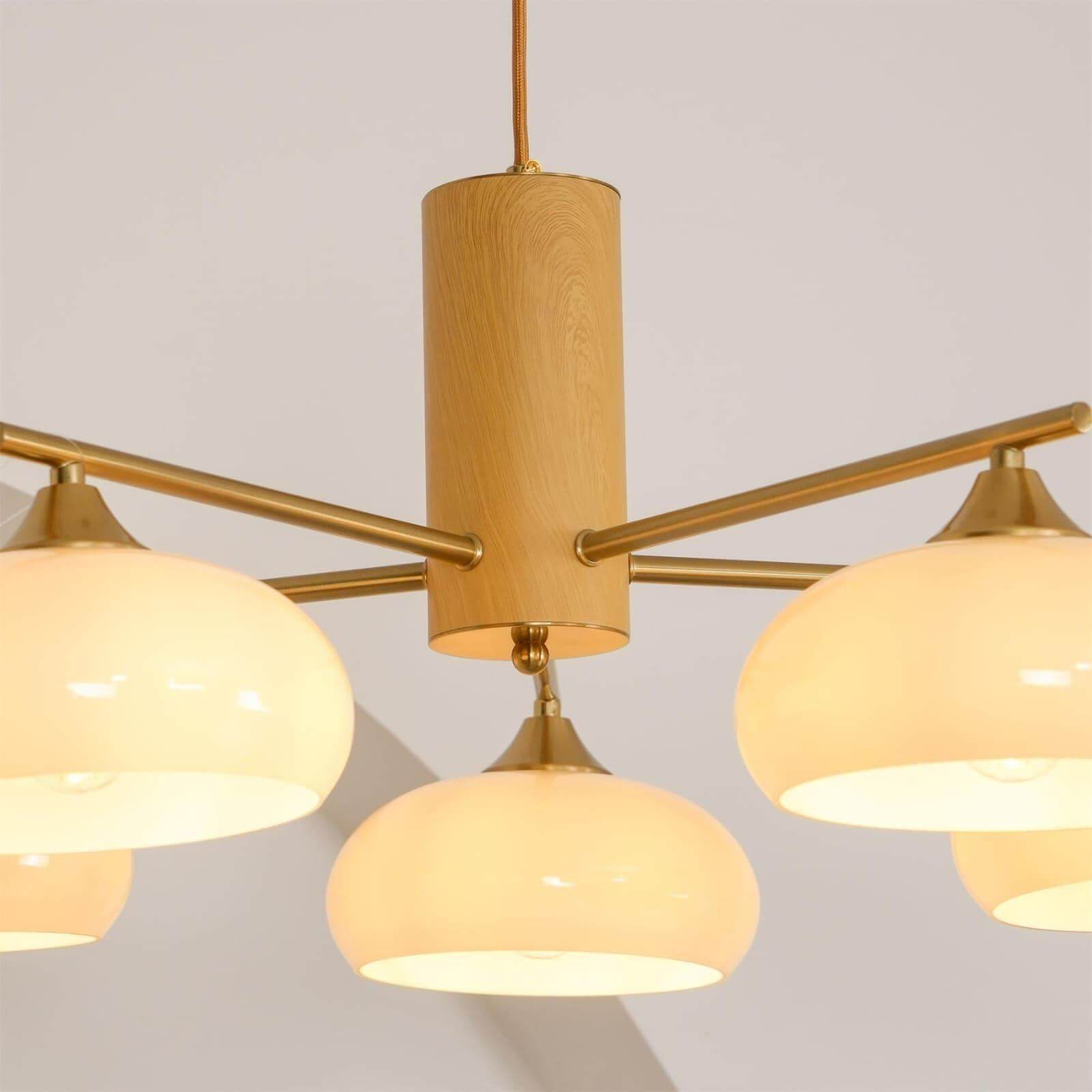 Glass Persimmon Chandelier
