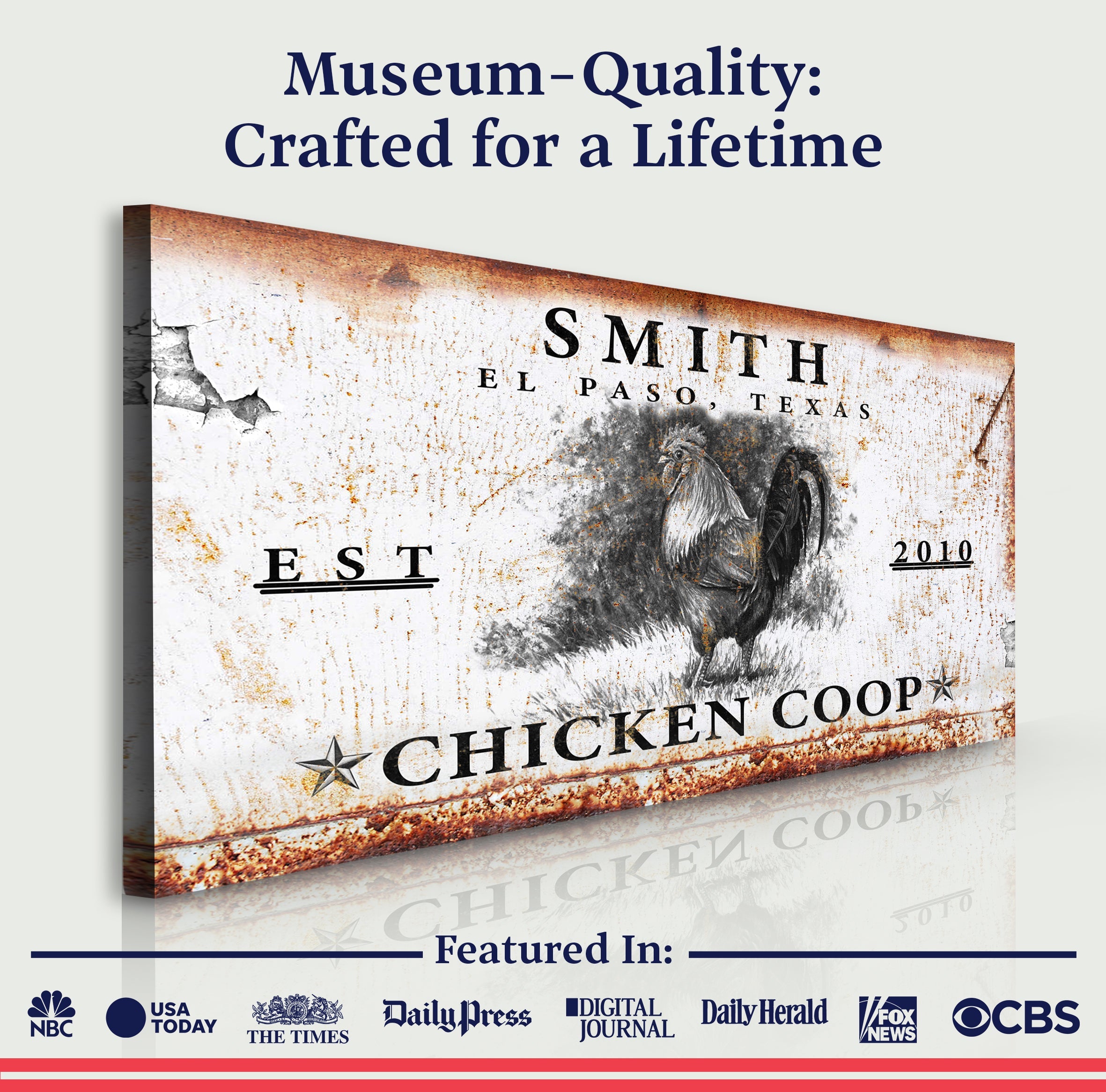 Chicken Coop Sign VI