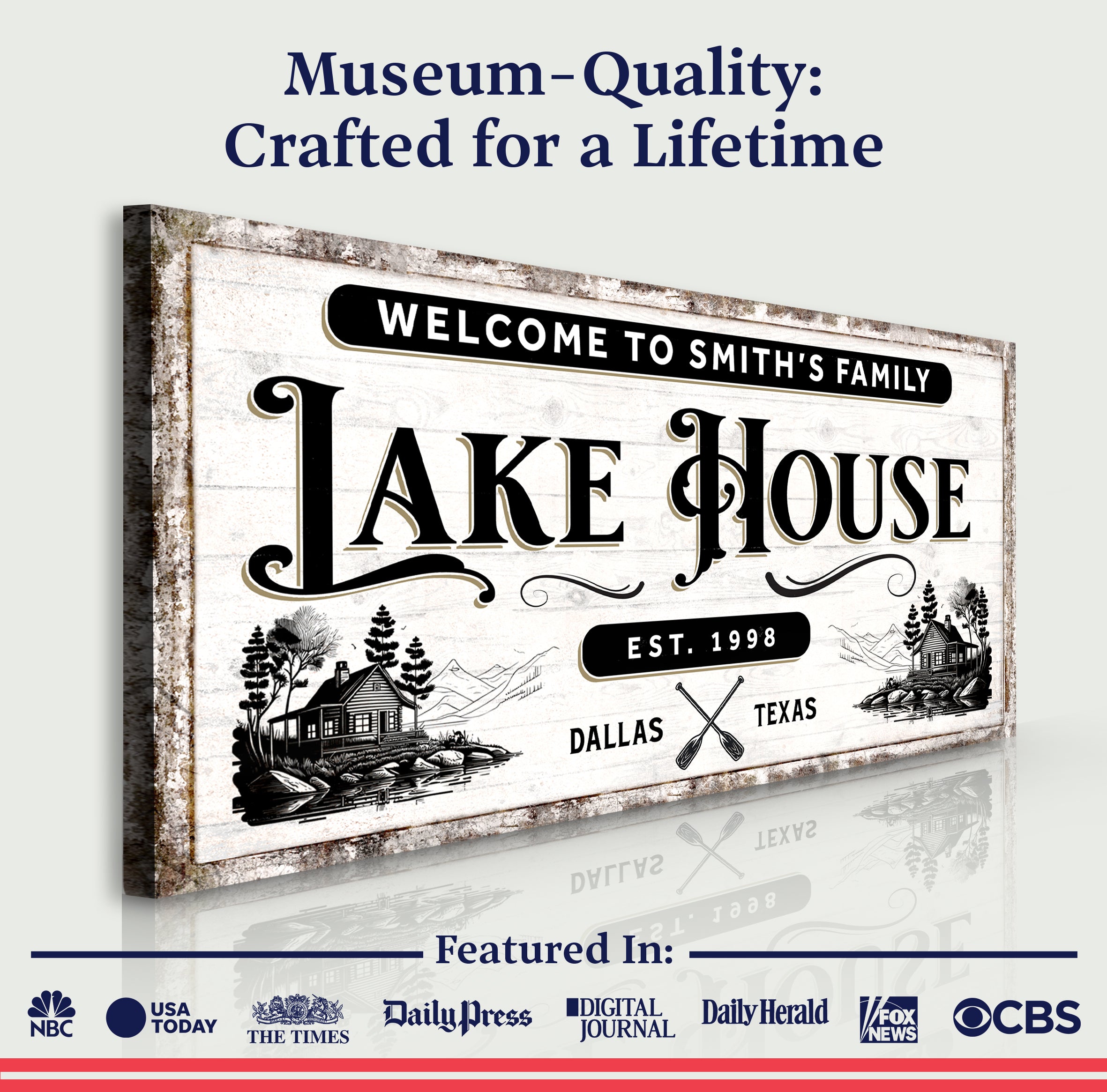 Lake House Sign VIII