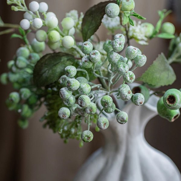 Blueberry & Greenery Bunch 13" Tall