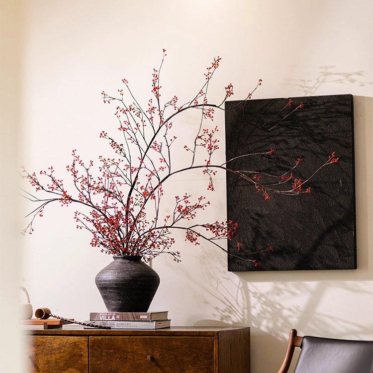 Rustic Berries on Tall Branch