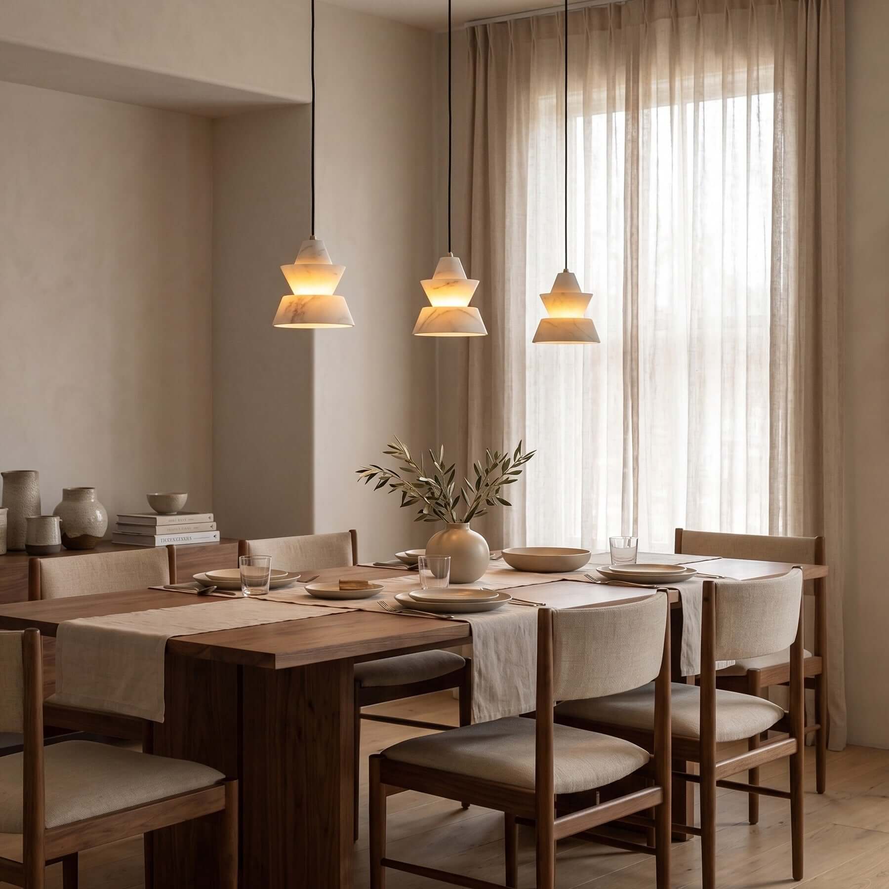 LAB S18 Alabaster Pendant Light