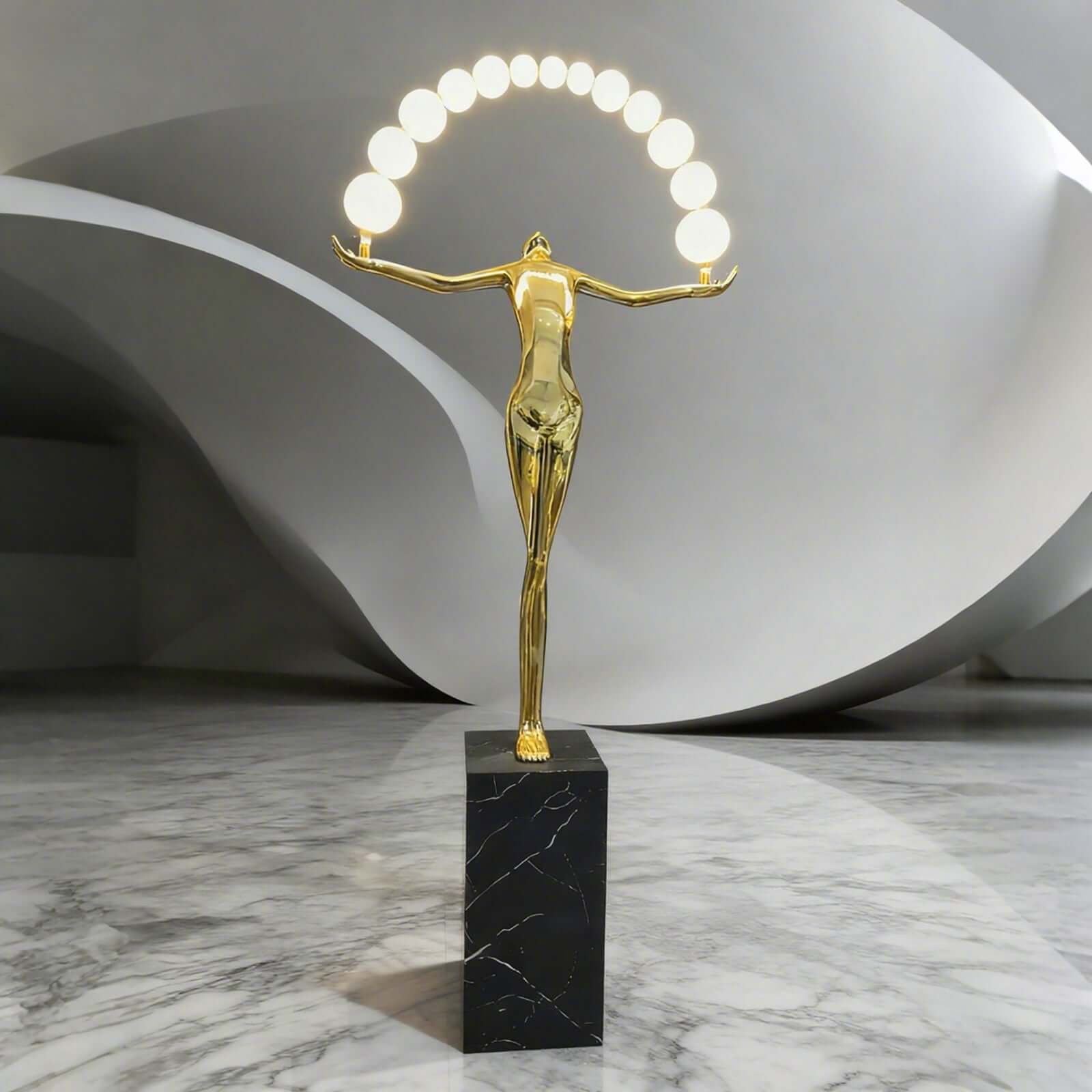 Lunari Sculpture Floor Lamp