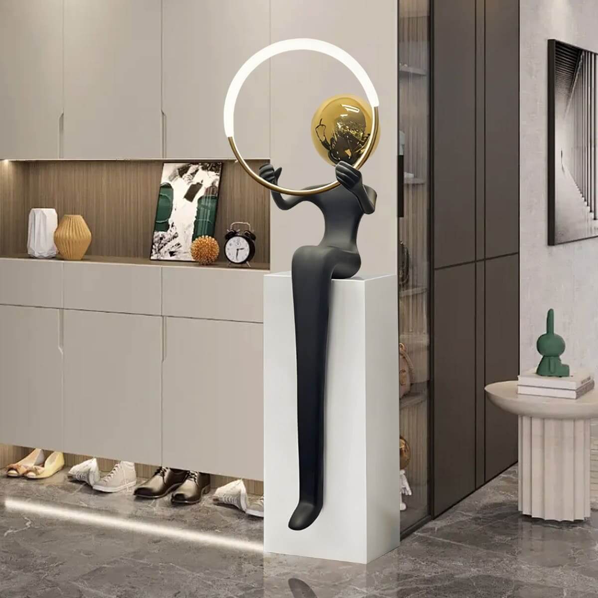 Lymora Sculpture Floor Lamp