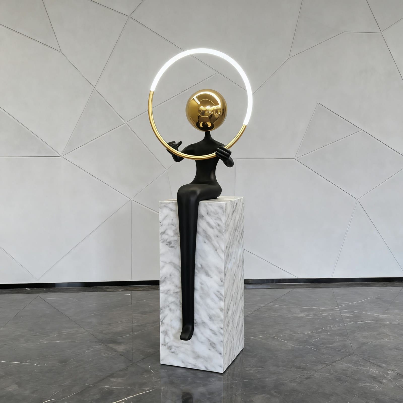 Lymora Sculpture Floor Lamp