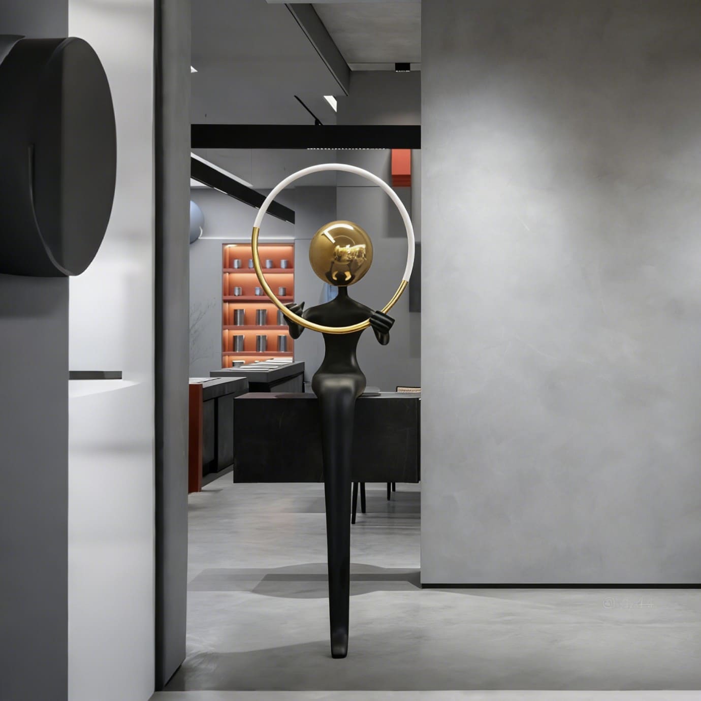 Lymora Sculpture Floor Lamp
