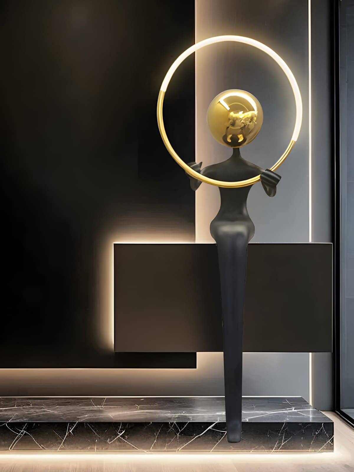 Lymora Sculpture Floor Lamp
