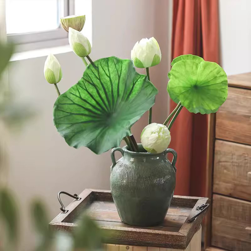 Artificial Lotus Flower and Seedpod