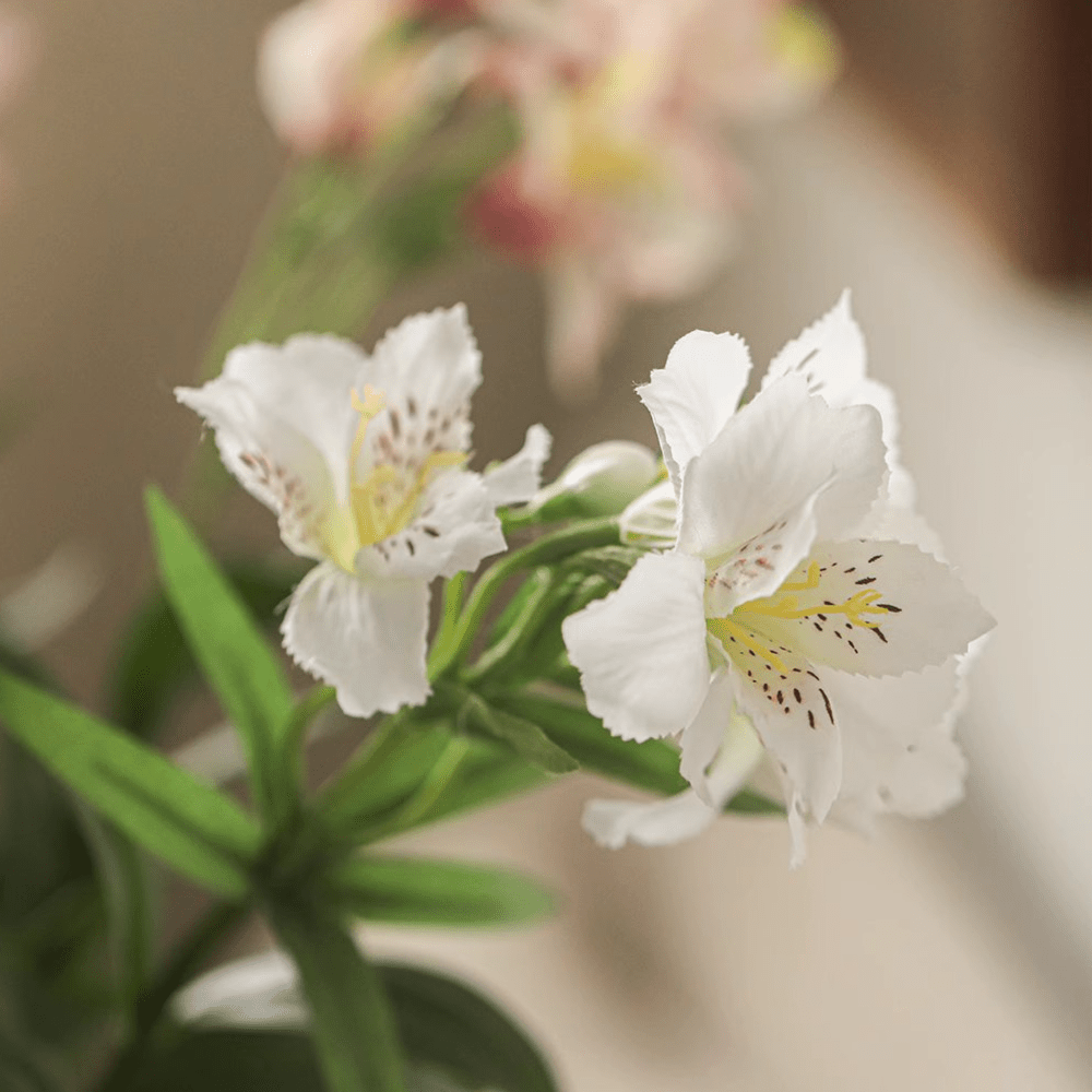 Artificial Peruvian Lily Stem 29.5" Tall