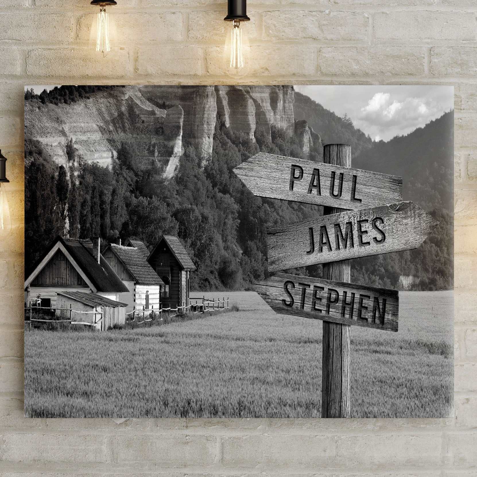 Farmhouse Name Sign