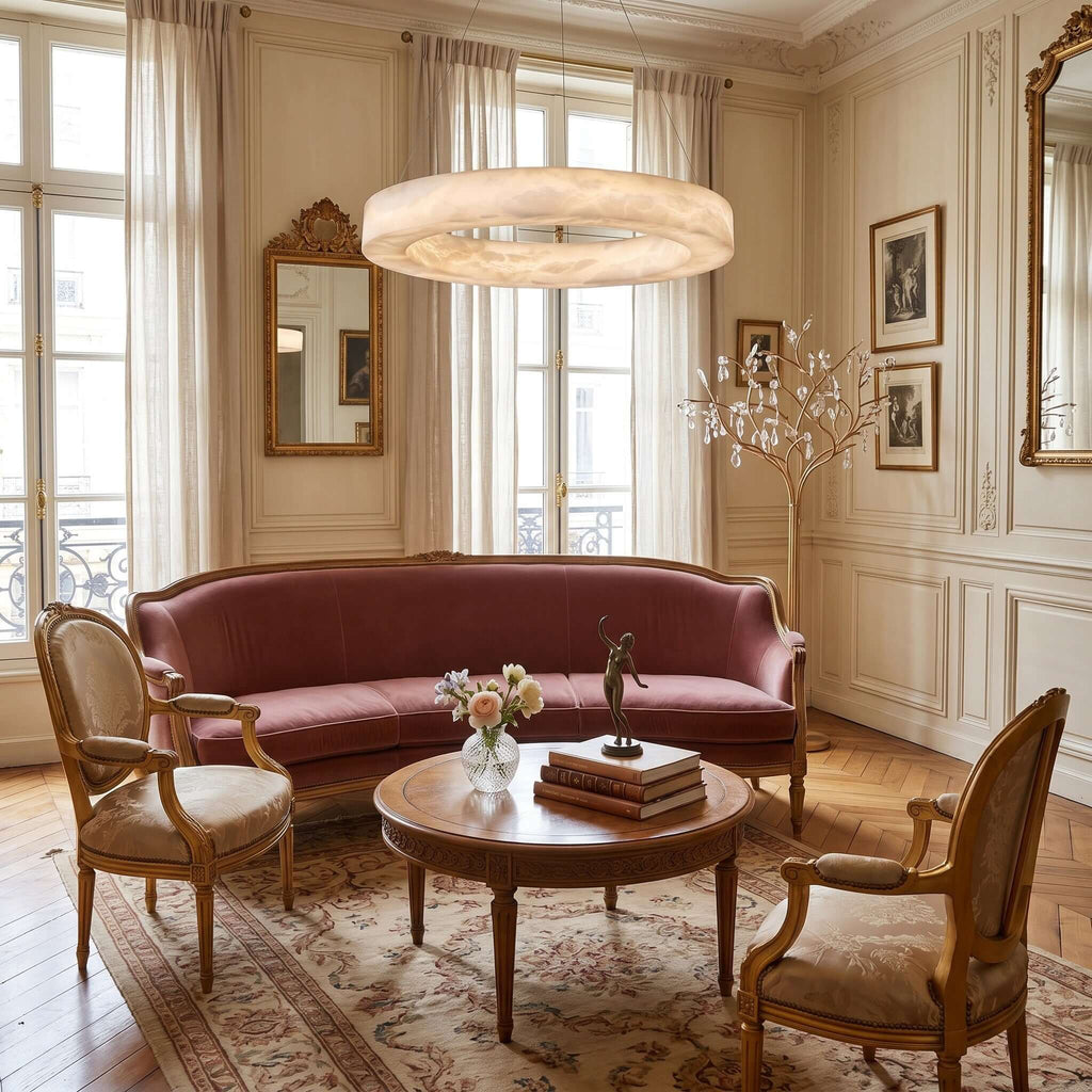 Marika Alabaster Chandelier