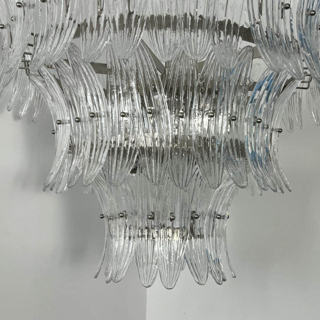 Murano Palmette Glass Chandelier