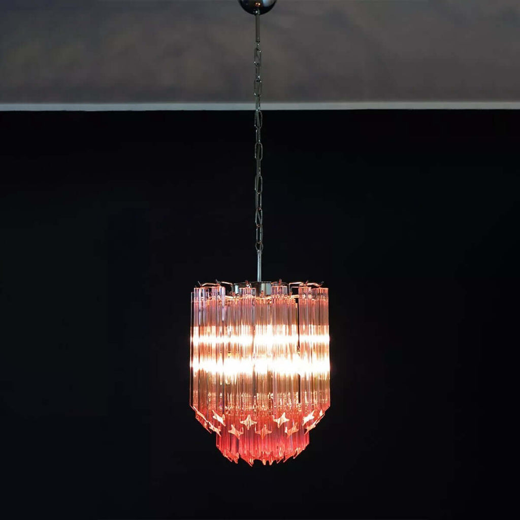 Murano Prisms Chandelier 12"