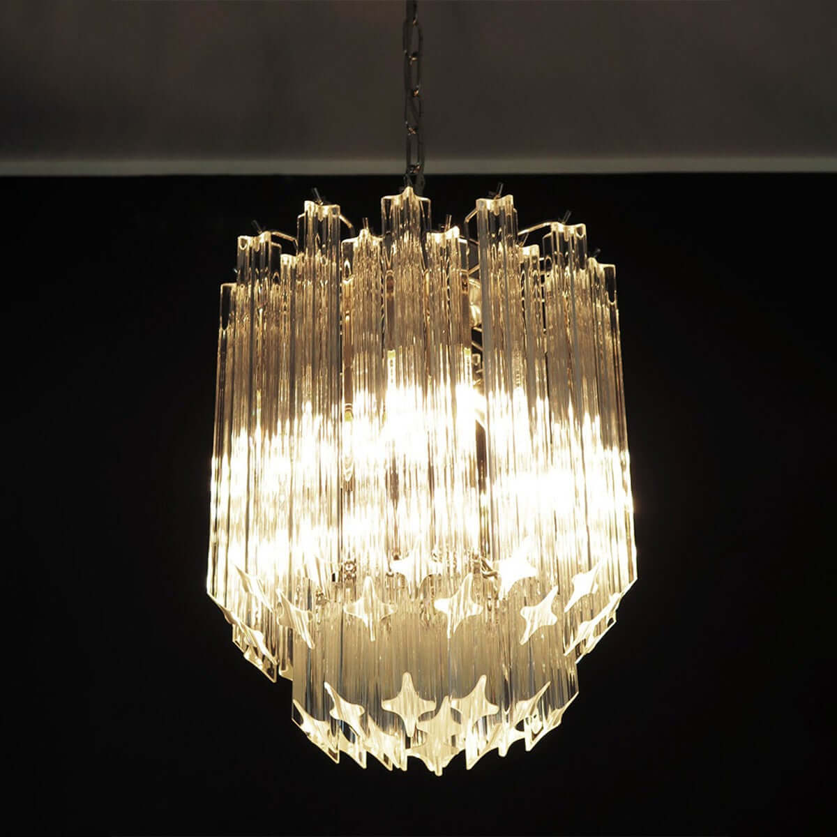 Murano Prisms Chandelier 12"