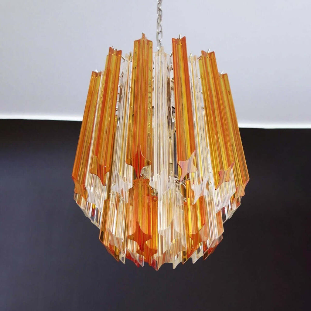 Murano Prisms Chandelier 12"