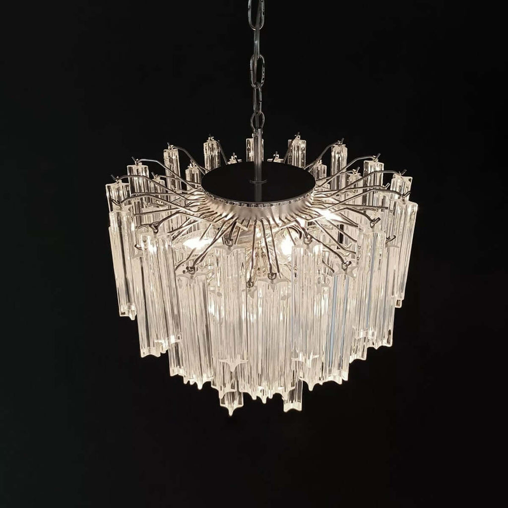 Murano Prisms Chandelier 18"