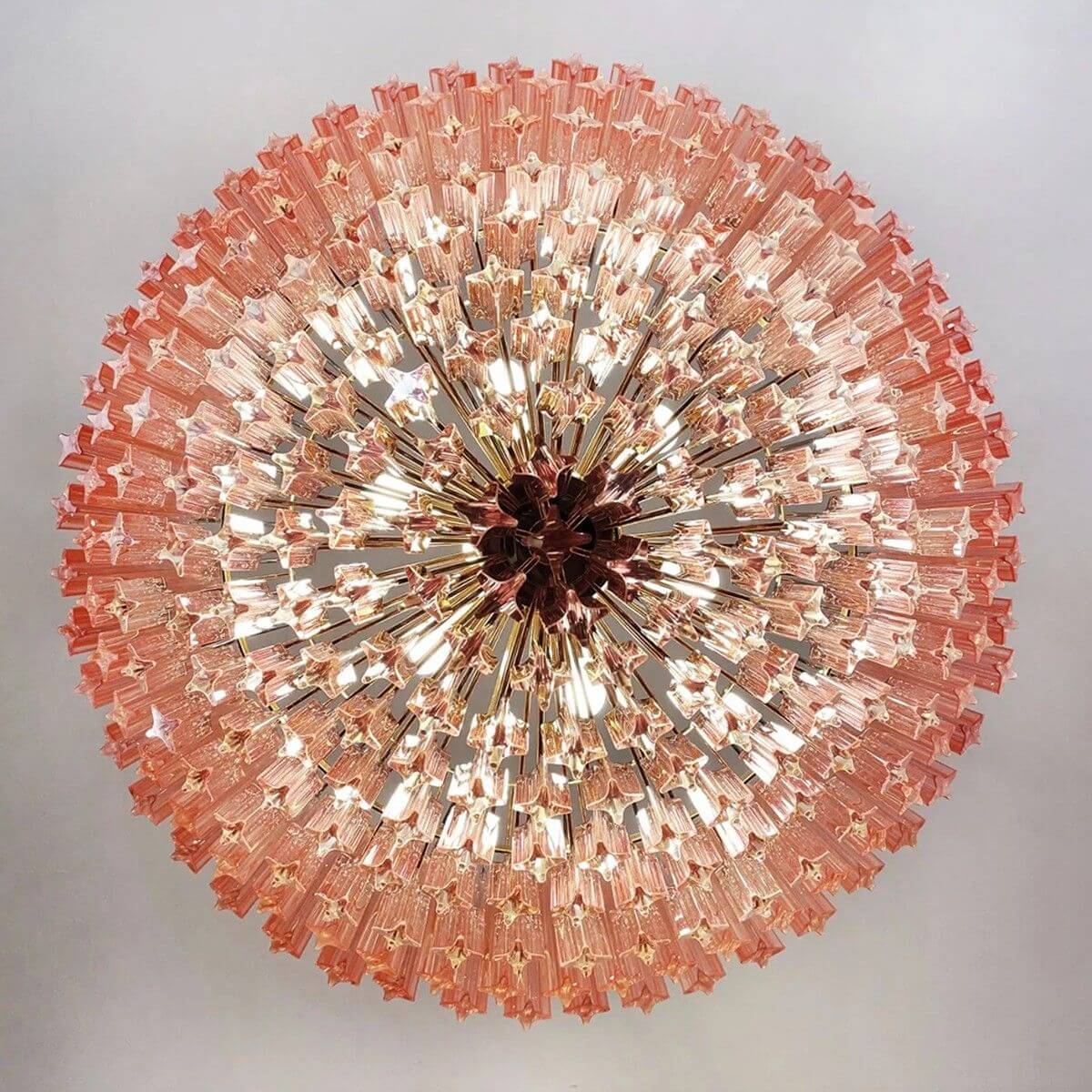 Murano Prisms Chandelier 30"