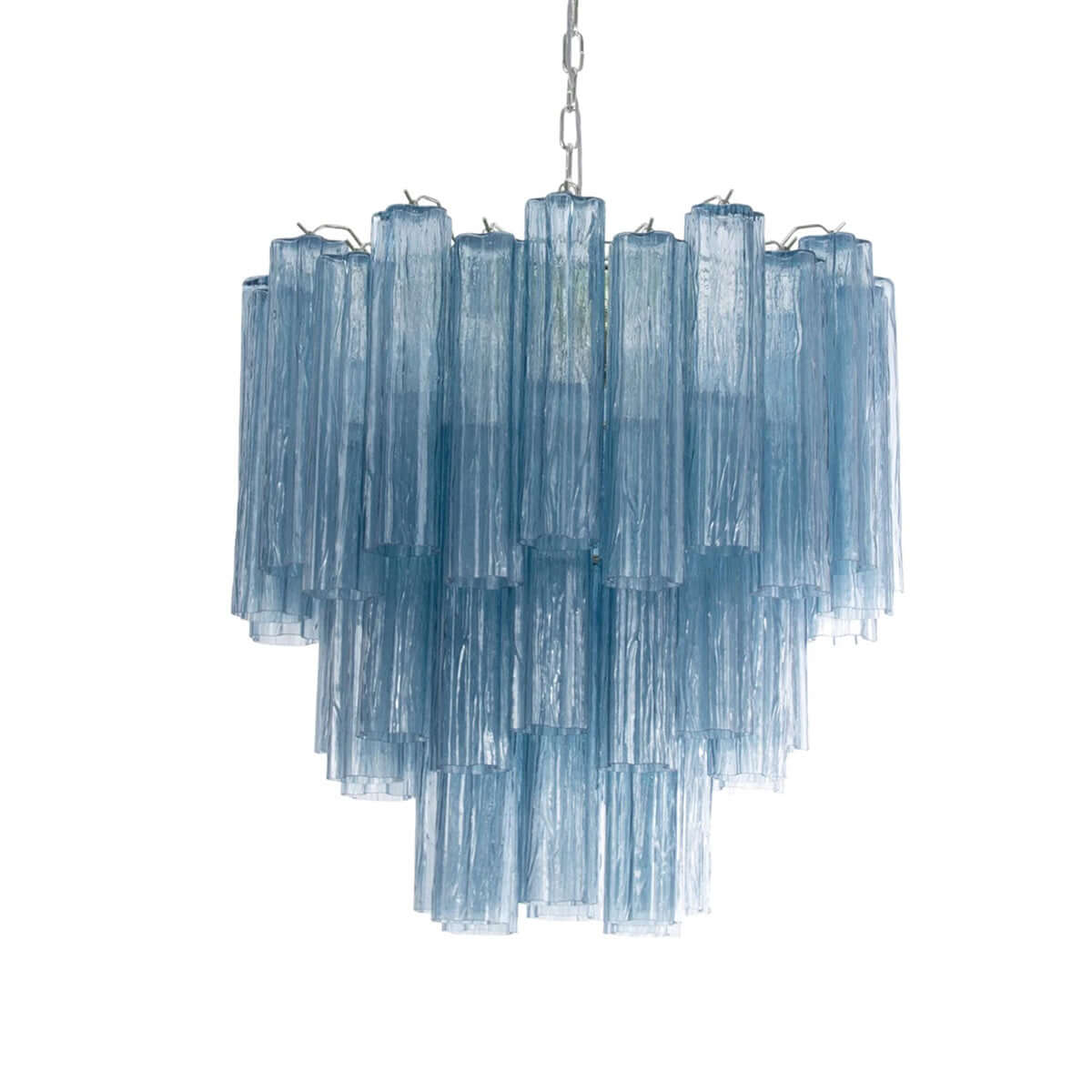 Murano Tubes Chandelier 26"