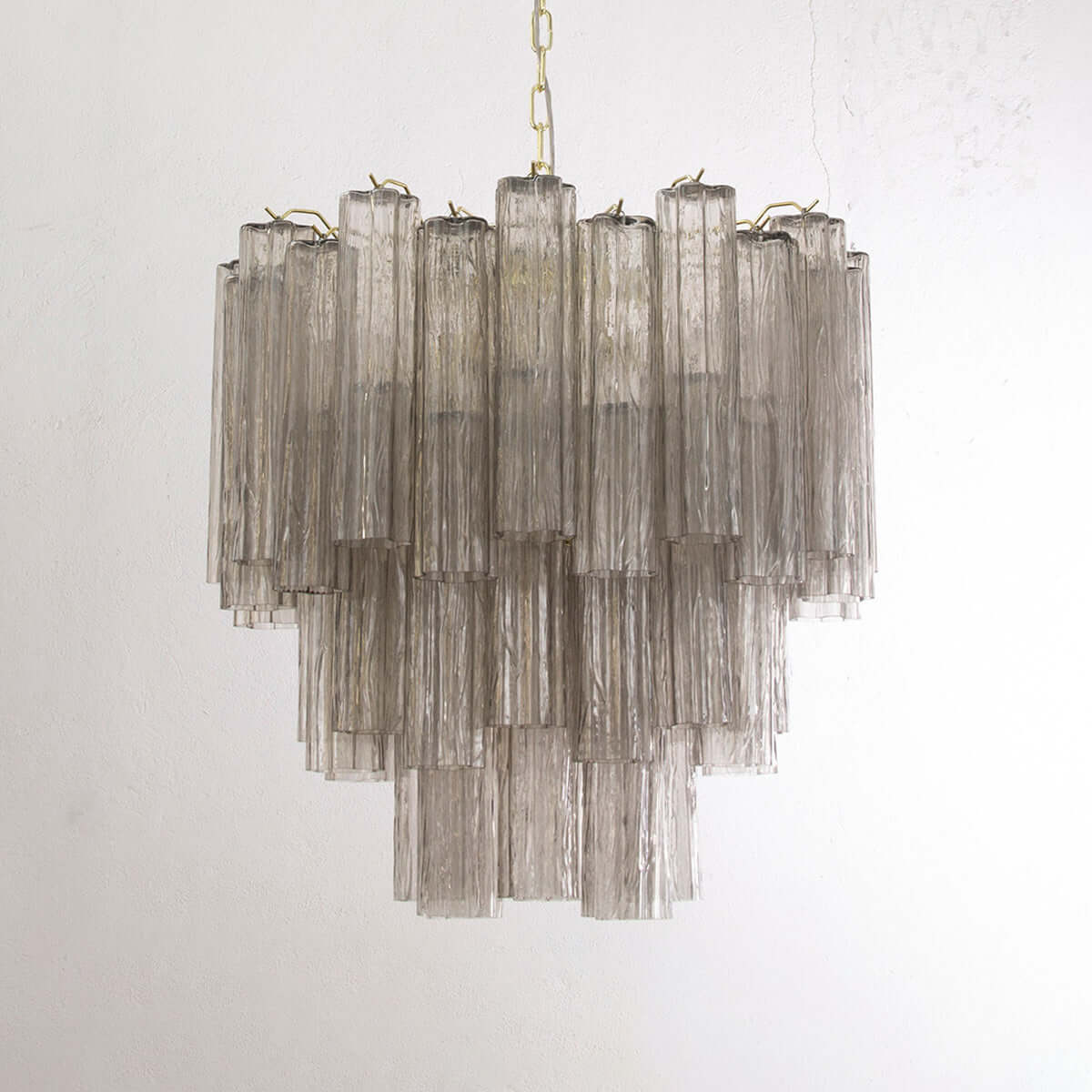 Murano Tubes Chandelier 26"