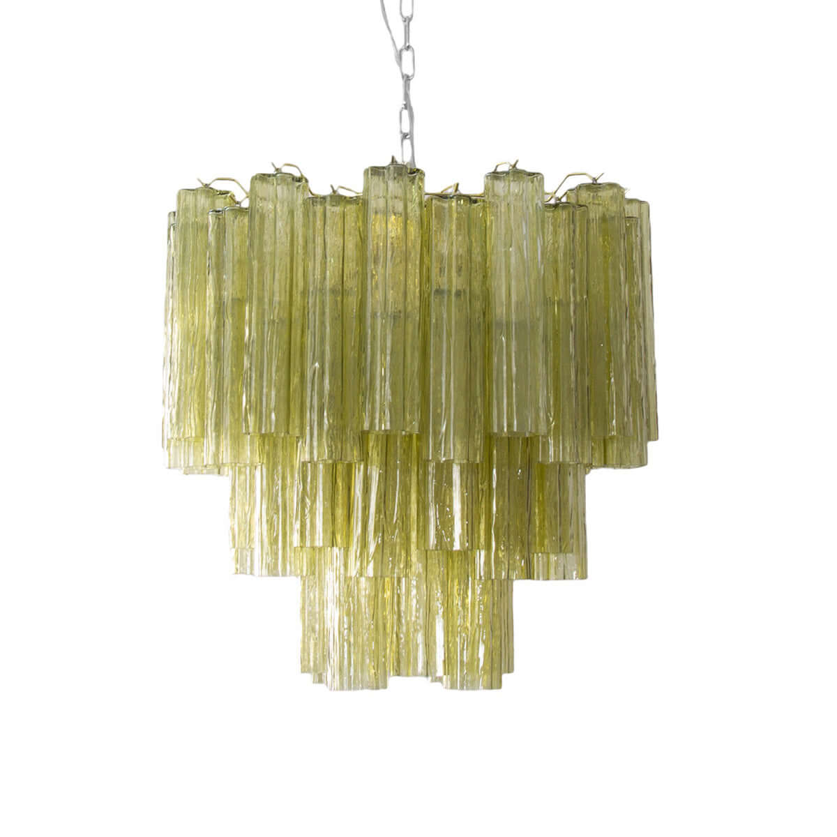 Murano Tubes Chandelier 26"
