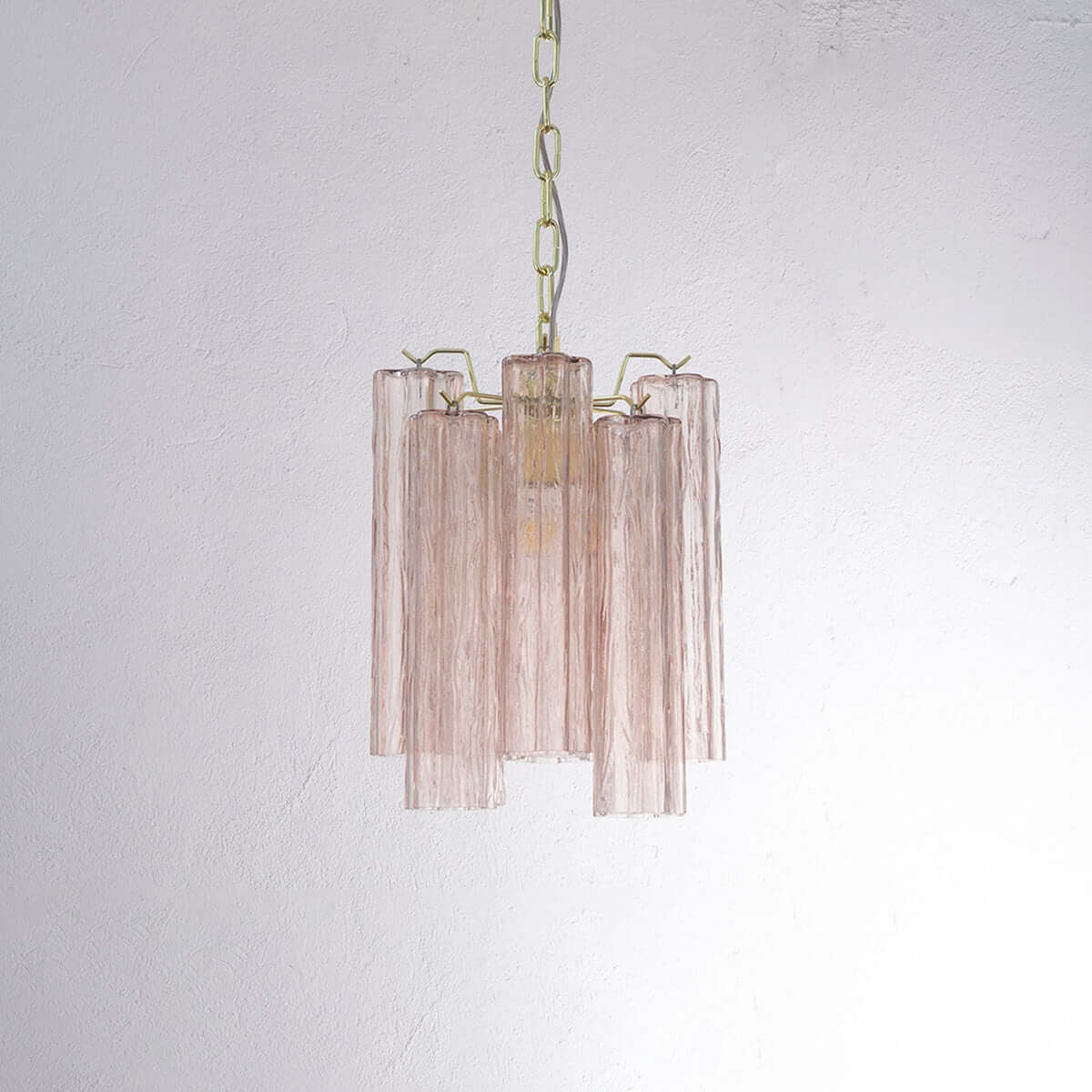 Murano Tubes Chandelier 11"