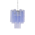 Murano Tubes Chandelier 19"