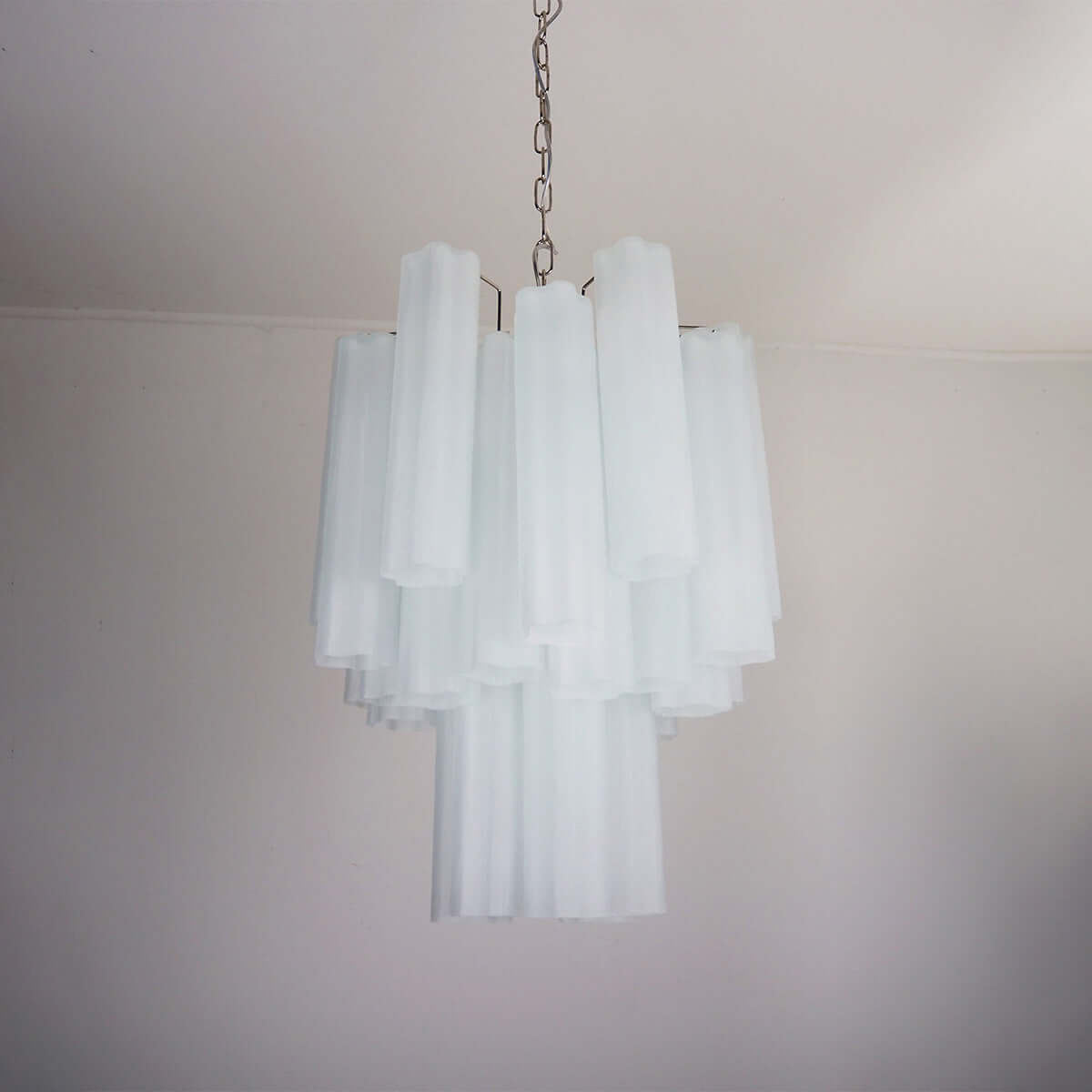 Murano Tubes Chandelier 19"