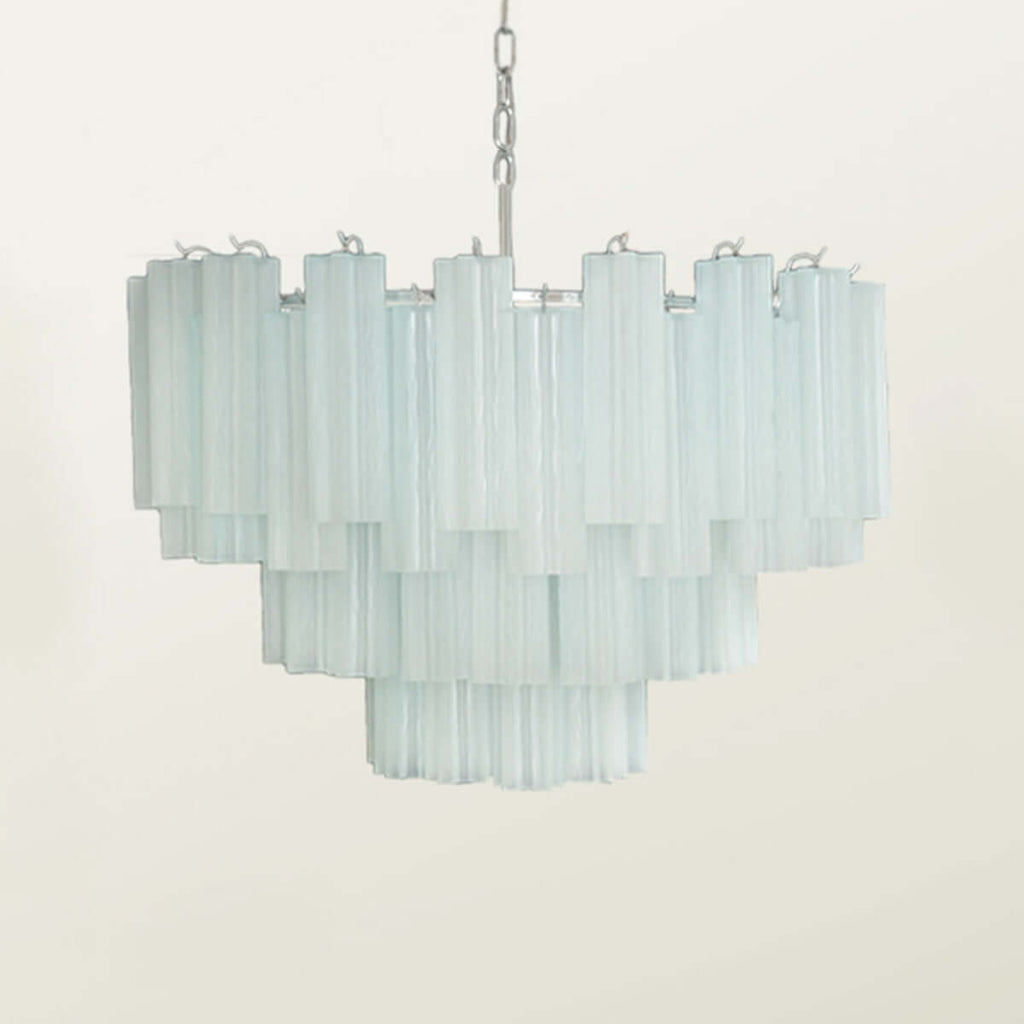 Murano Tubes Chandelier 32"