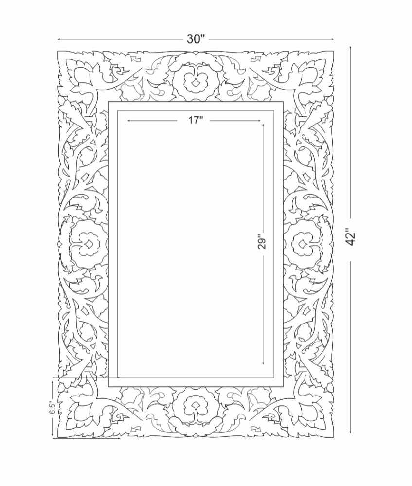 Indiana Wood Mirror