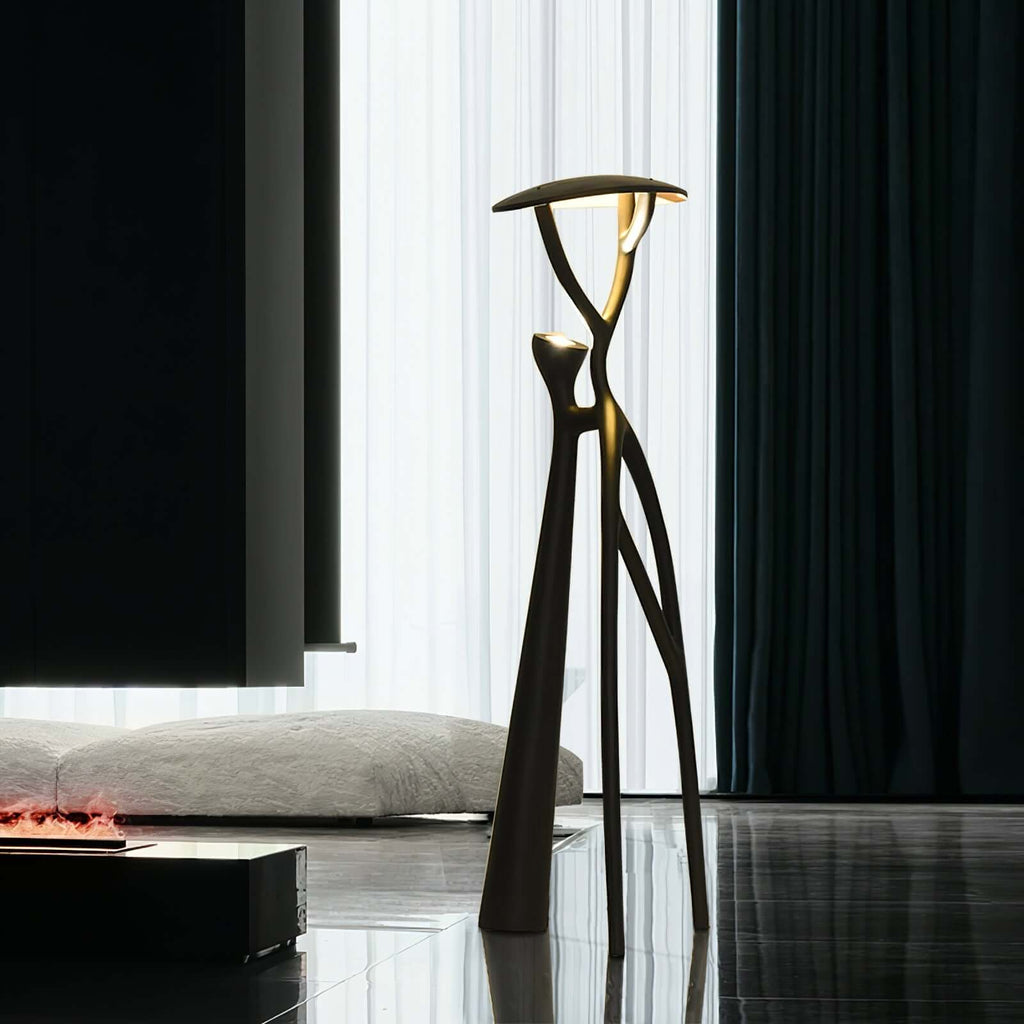 Nivaro Resin Floor Lamp