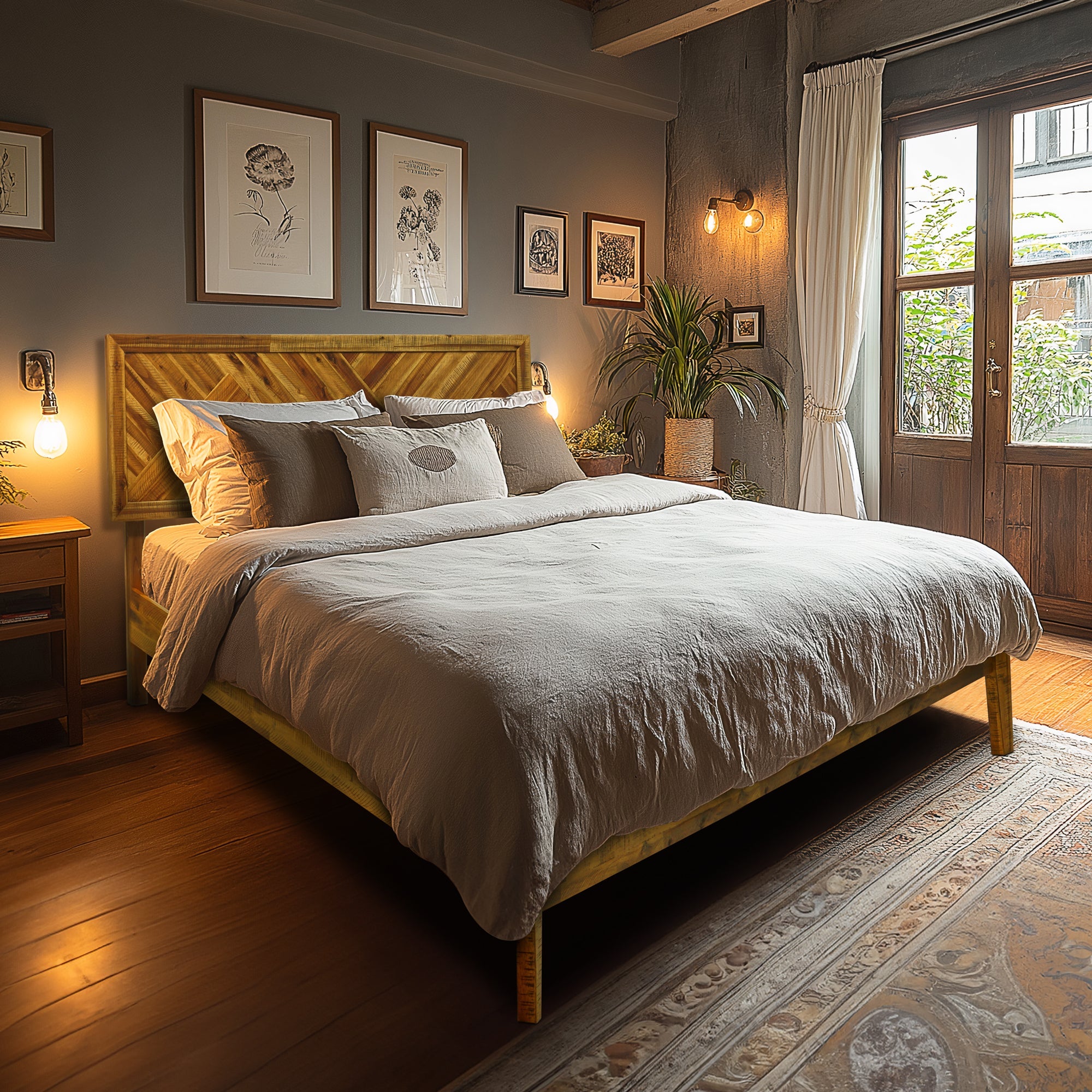 Sierra Solid Wood Bed Frame