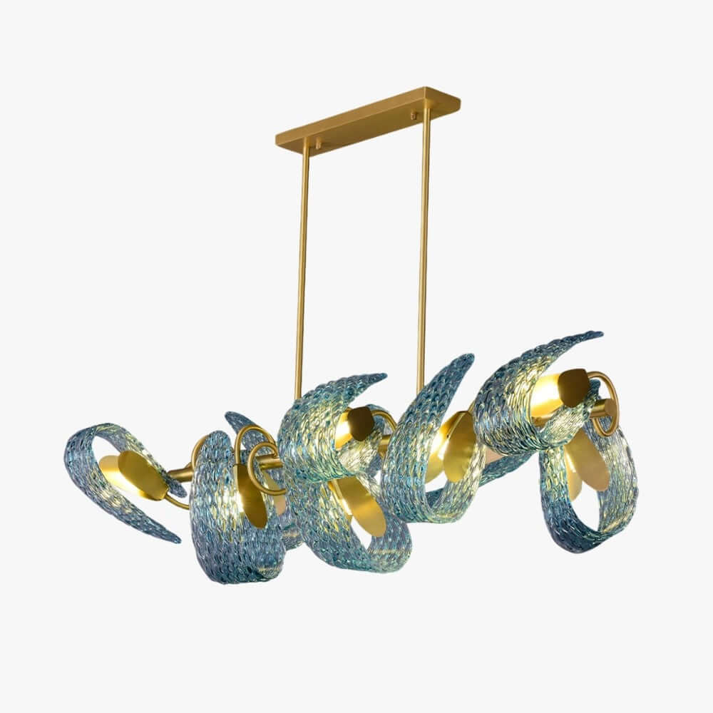 Petal Blue Chandelier