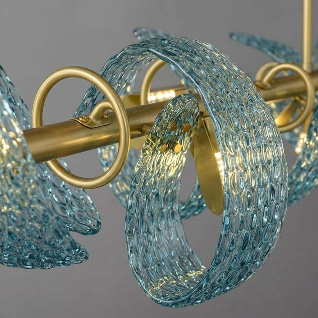 Petal Blue Chandelier